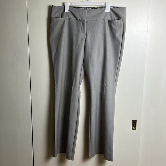 Simply styled by sears dress pants light gray 16 average plus size - Picture 1 of 6